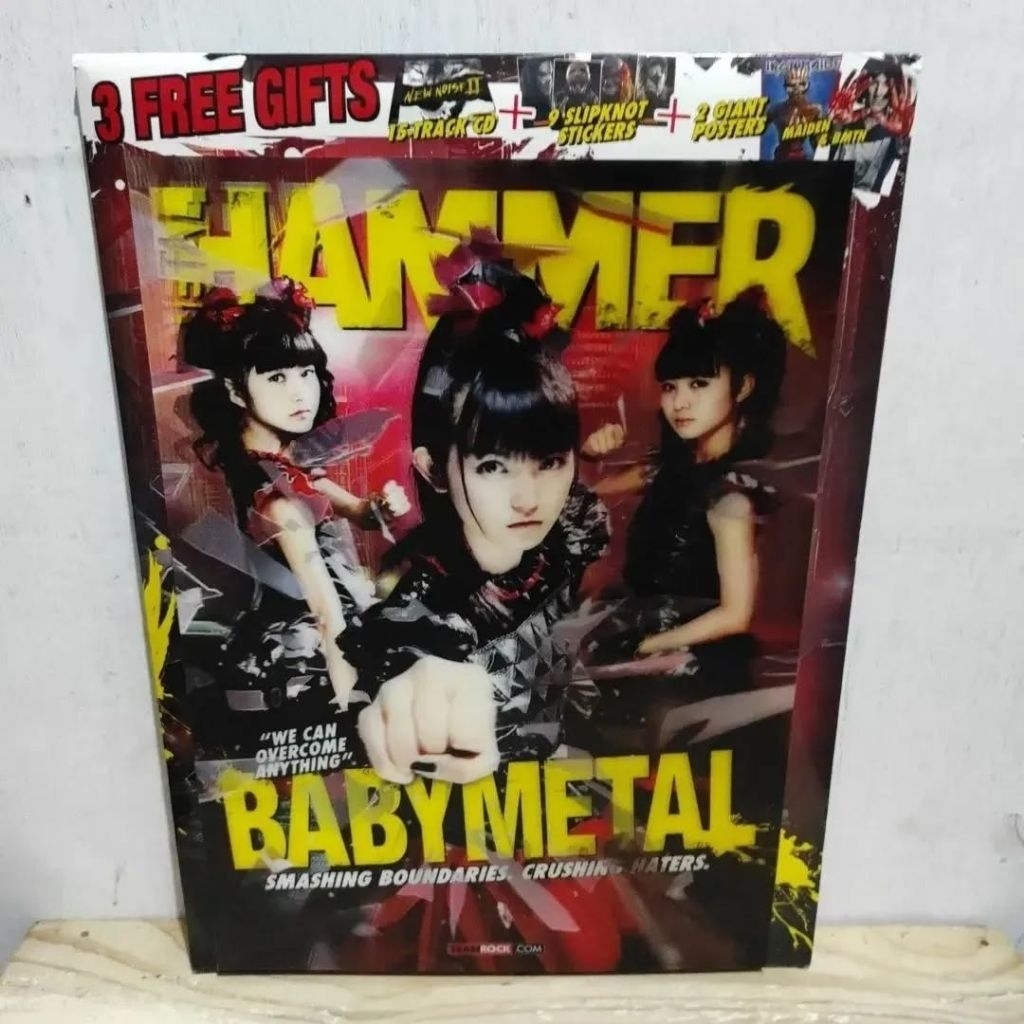 Majalah METAL HAMMER Magazine Edisi April 2016 BABY METAL (Include CD, Slipknot Sticker Pack & Giant