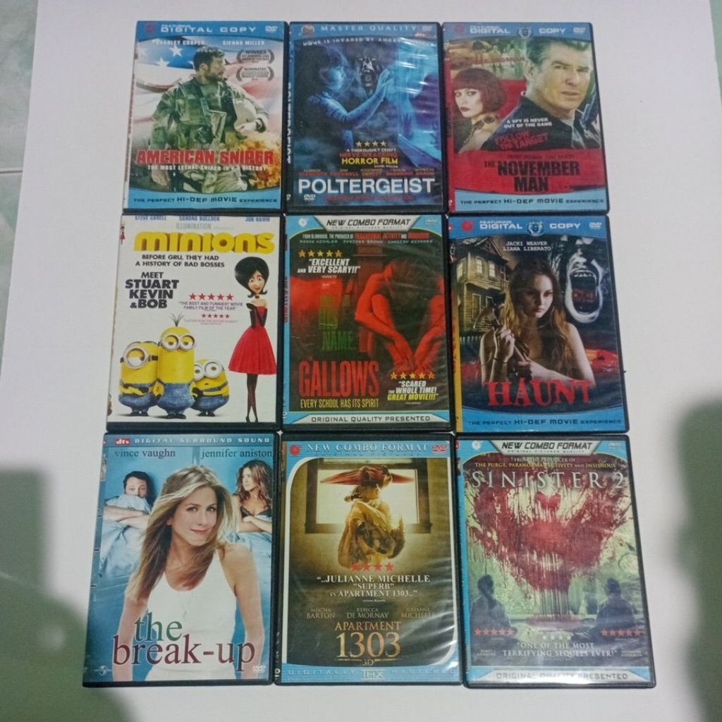 Kaset dvd film barat