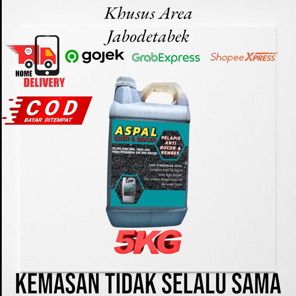 ASPAL CAIR 25KG PELAPIS ANTI  REMBES MULTIFUNGSI PREMIUM