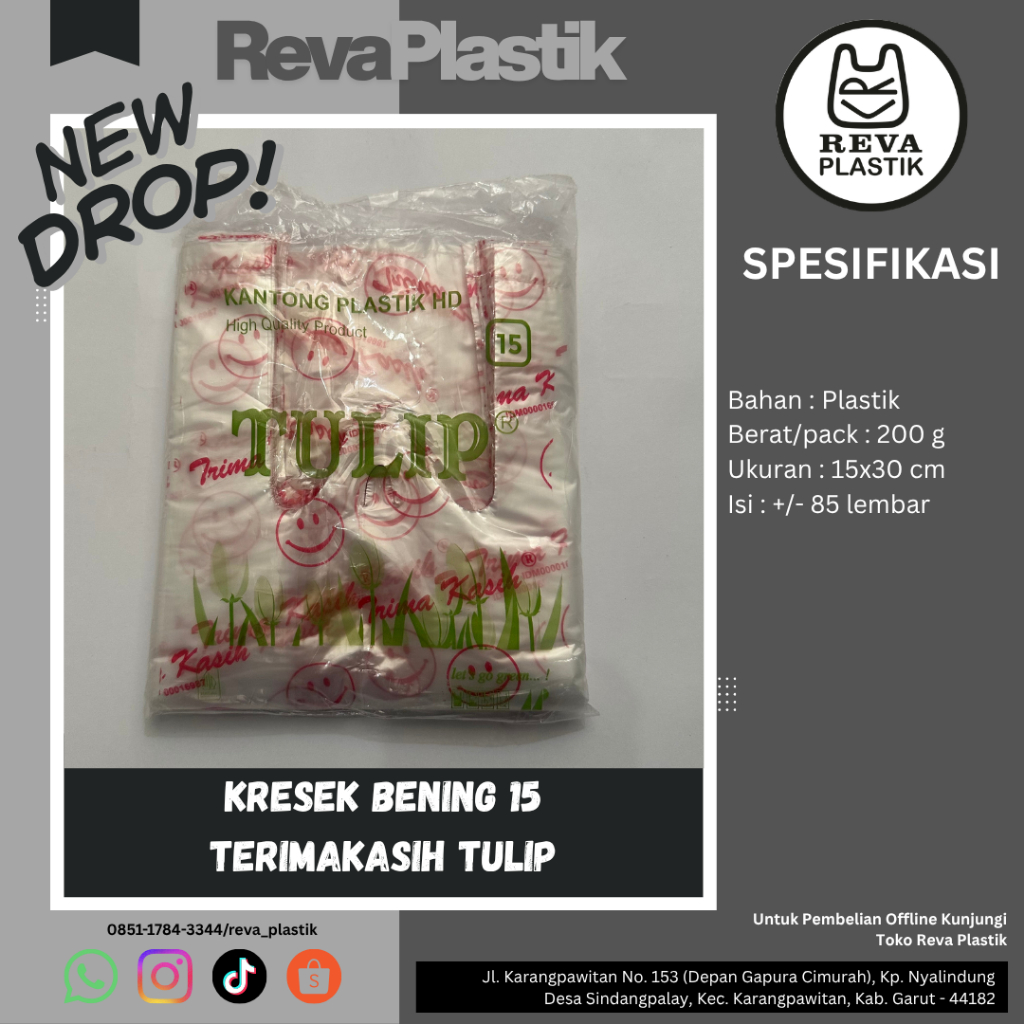 Kresek Bening 15 Terimakasih Tulip