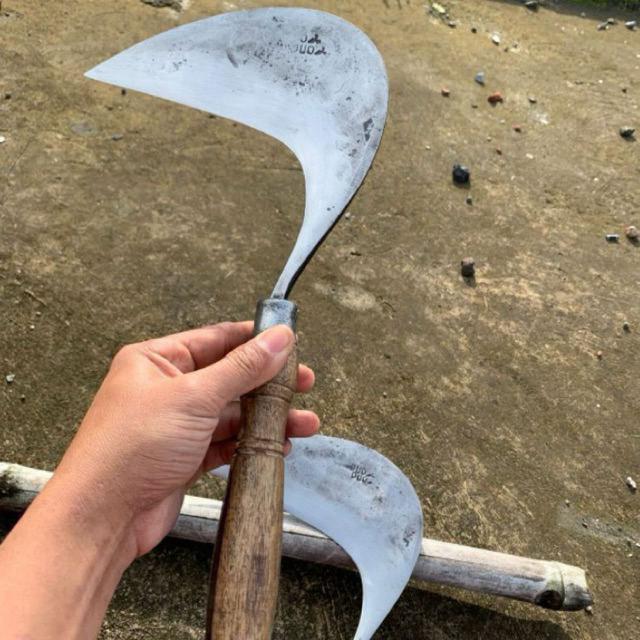 Arit Asli garut model Bandungan/bahan baja per/gagang kayu sonokeling