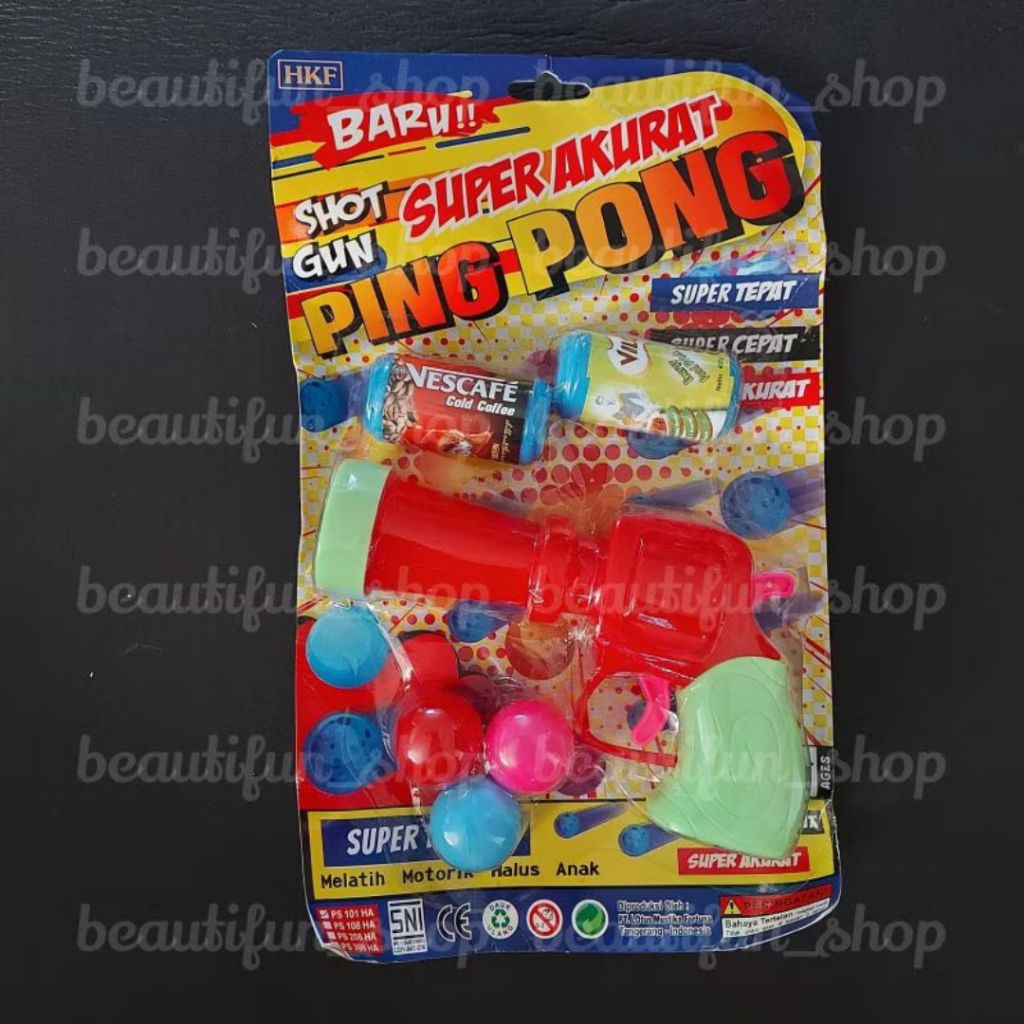 Mainan tembak ping pong anak perempuan mainan pistol ping pong pistol bola ping pong mainan pistol t