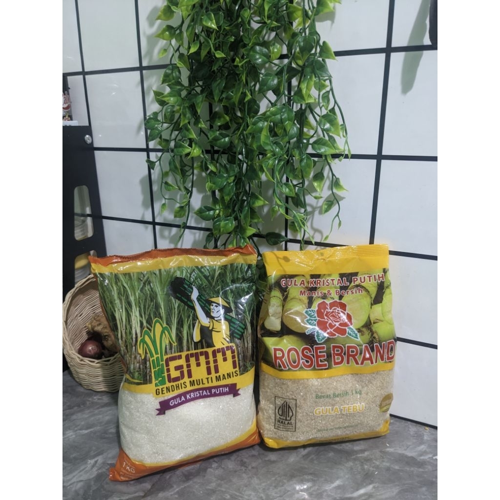 SZ - Gula Pasir Putih 1kg Murah All Varian - Rose Brand, GMM