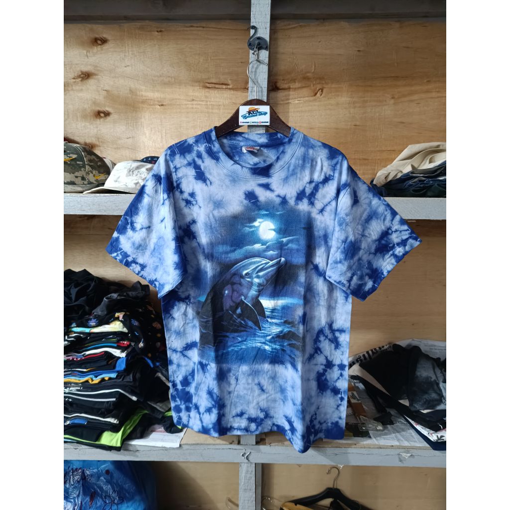 Kaos tie dye rock eagle