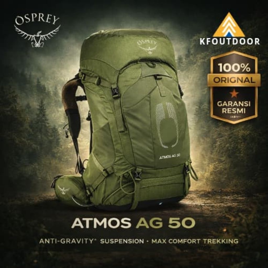 OSPREY Atmos AG 50 S22 Carrier Atmos Osprey Original Osprey