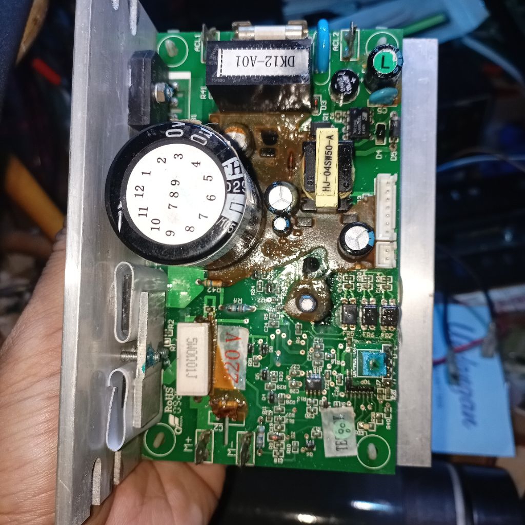 perbaikan mesin modul PCB treadmill AIBI gym error