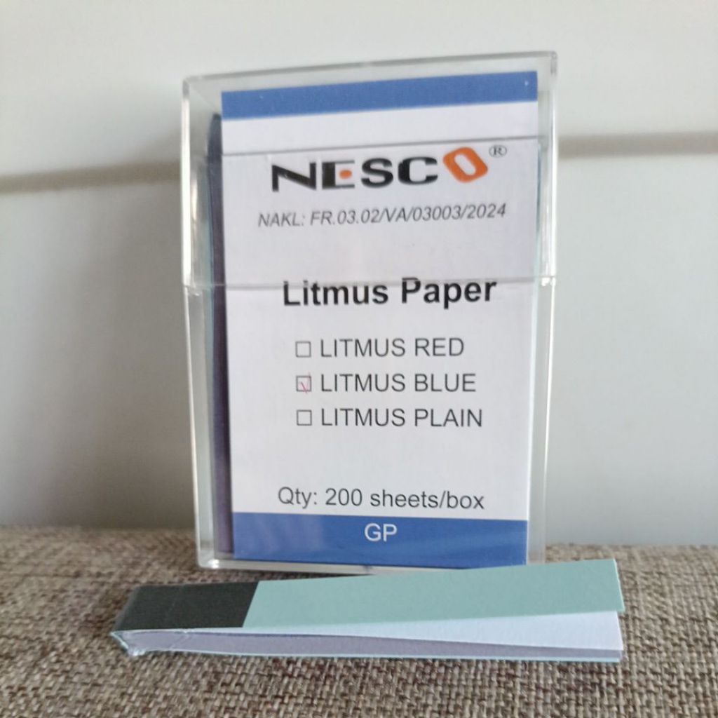 Kertas Lakmus (tes air ketuban) ecer