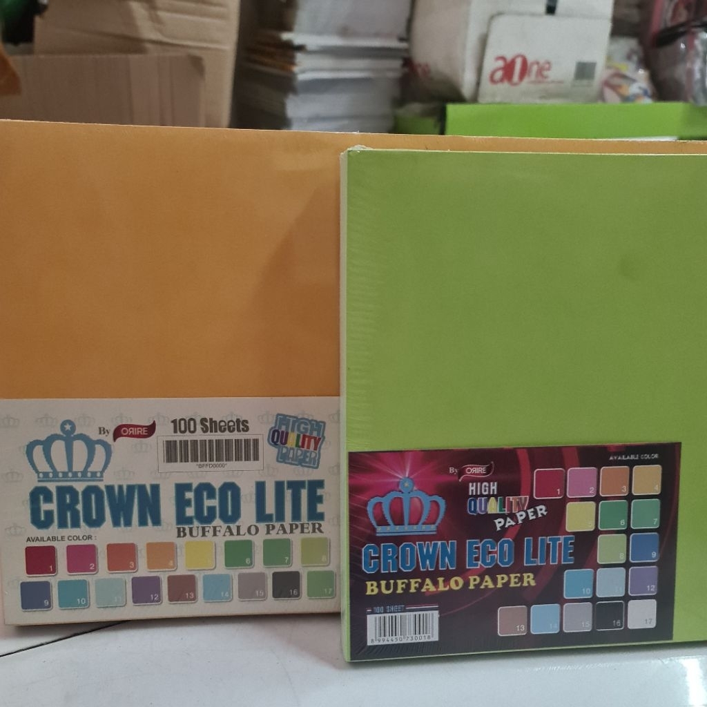 KERTAS BUFALO F4 CROWN ECO LITE 100 LEMBAR