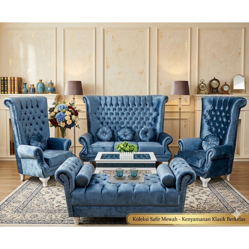 (PROMO) Sofa Minimalis Sultan Mewah Sofa Turkey Santai Empuk Sofa Angin Moder Aesthetic