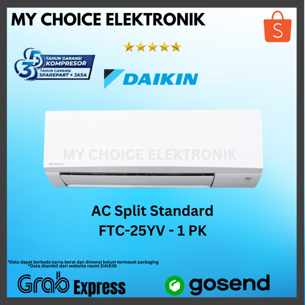 DAIKIN AC FTC-25YV | FTC 25 YV | FTC25YV - 1 PK