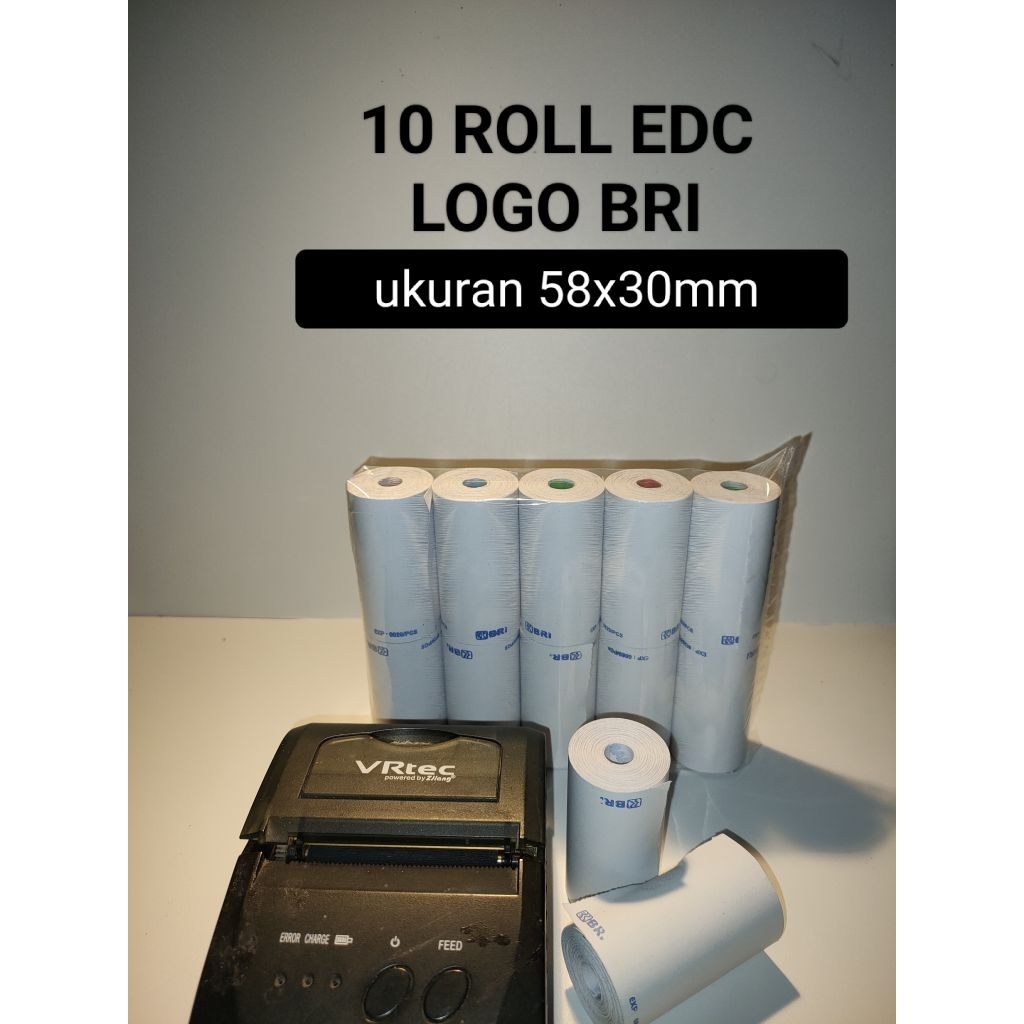 KERTAS SETRUK AGEN BRILINK (58.57X30)LOGO ATAS BAWAH 10 ROLL
