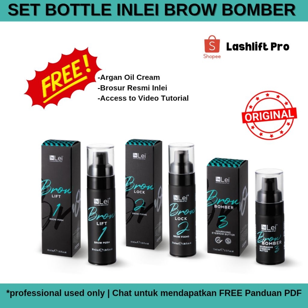 Brow Bomber Brow Lamination Bottle Kit Inlei Italy