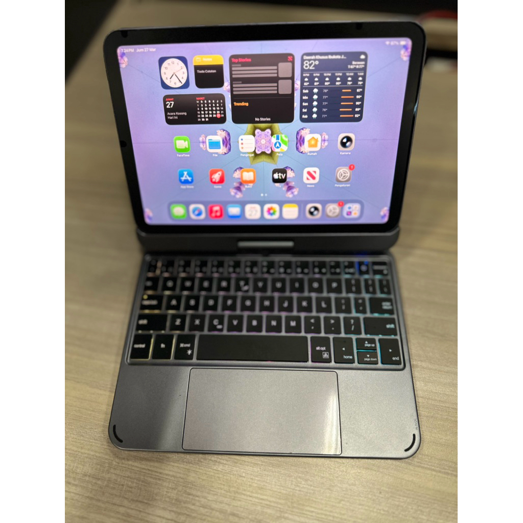 ipad mini 6 64gb second plus keyboard magnetic murah