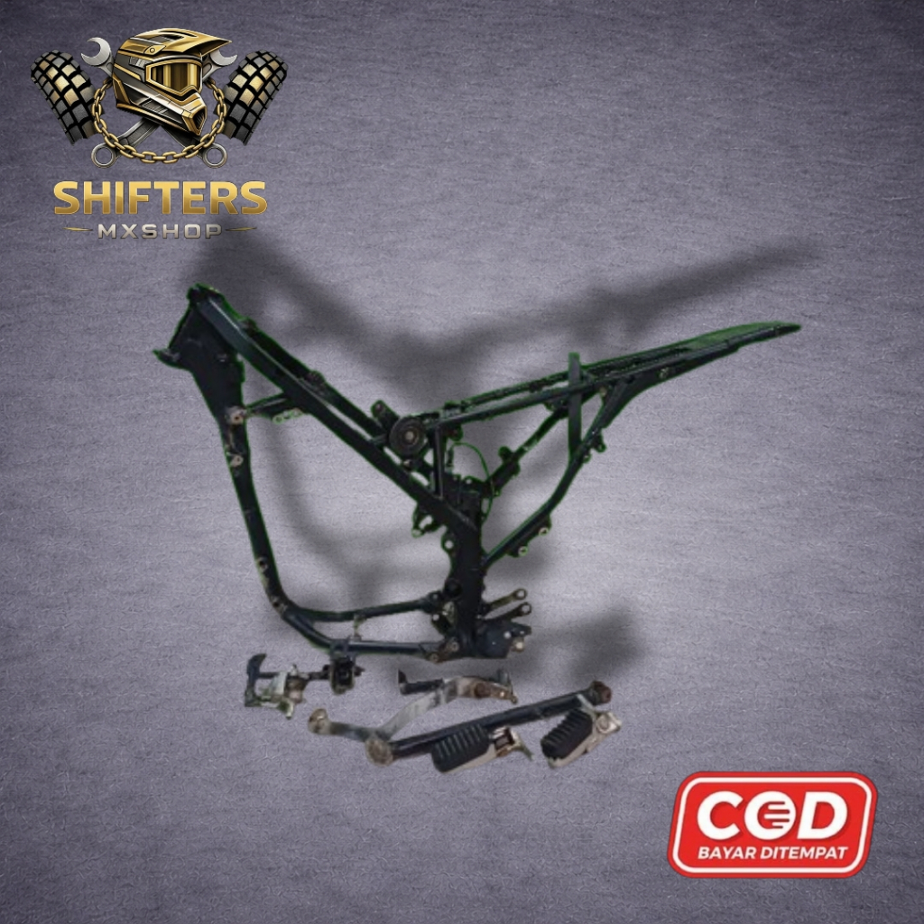 RANGKA KLX150 BF COPOTAN MOTOR ORIGINAL -Frame klx150 bf copotan motor ori
