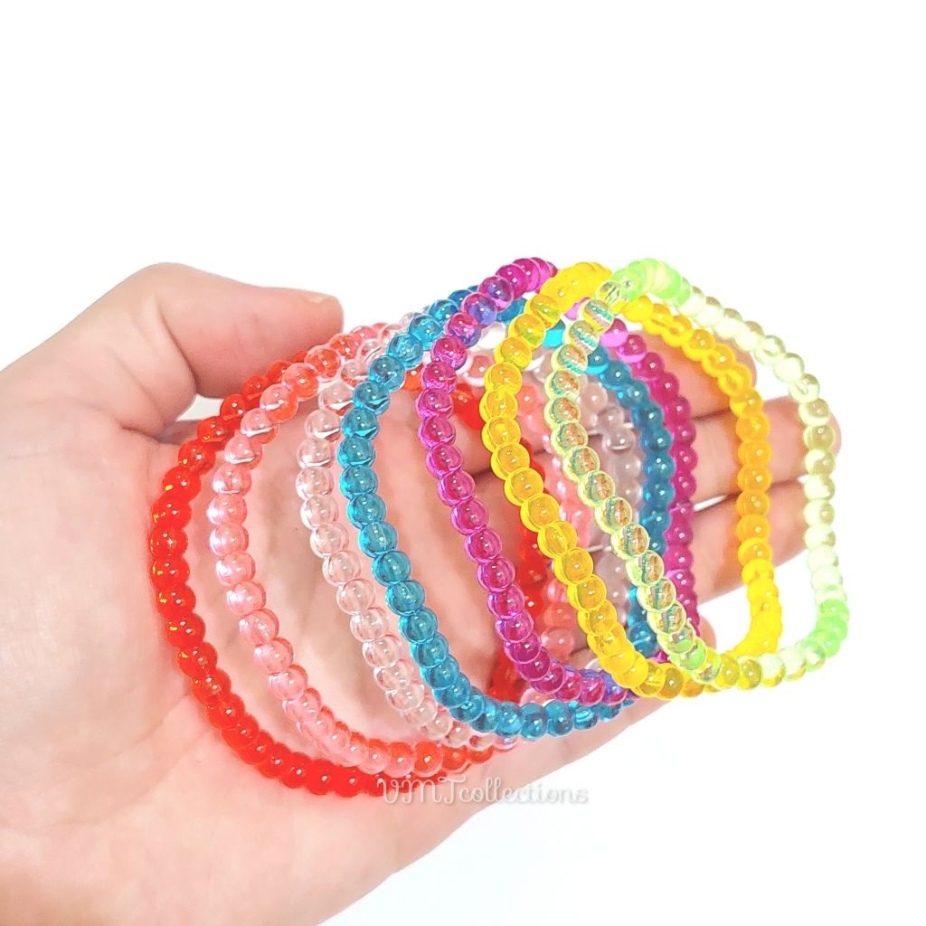 VMT - 5pcs GELANG PLASTIK ANAK / GELANG CANTIK / GELANG KERONCONG PLASTIK