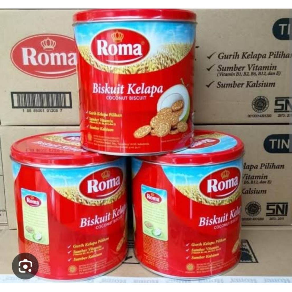 Biskuit Roma Kelapa Kaleng