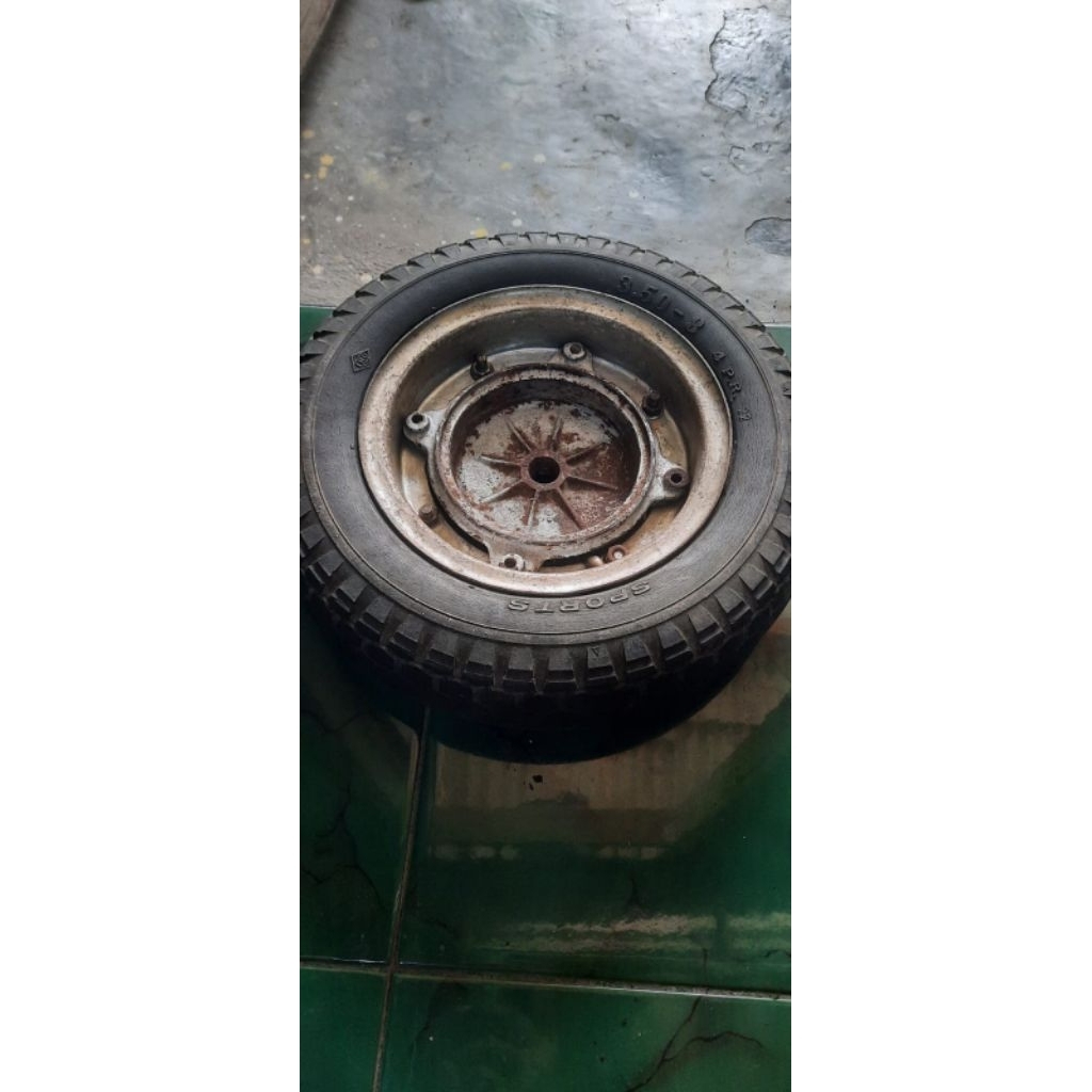 set roda tromol vespa ring 8