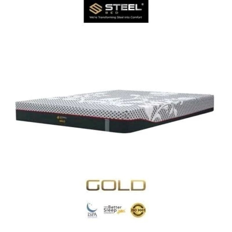 Kasur Busa Steel GOLD Ukuran 180x200 In The Box