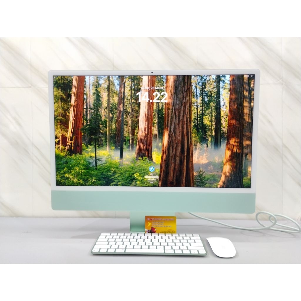 IMAC 24 APPLE M3 SECOND LIKE NEW FULSET SIAP PAKAI