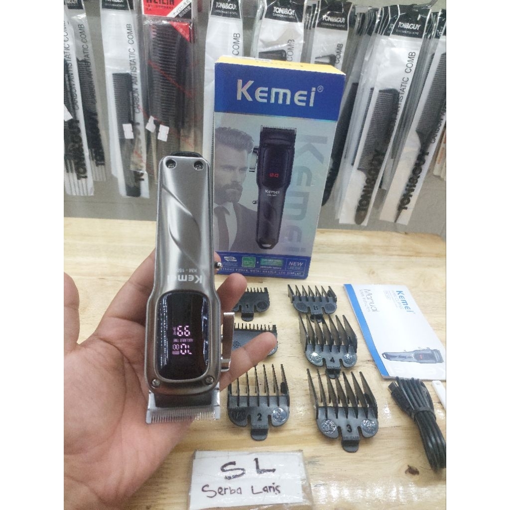 mesin cukur kemei km 1550 hair clipper kemei 1550