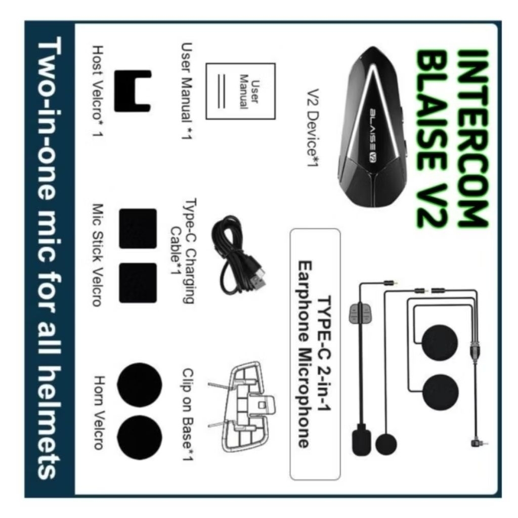 intercom blaise v2 mod bisa konek kamera untuk motovlog