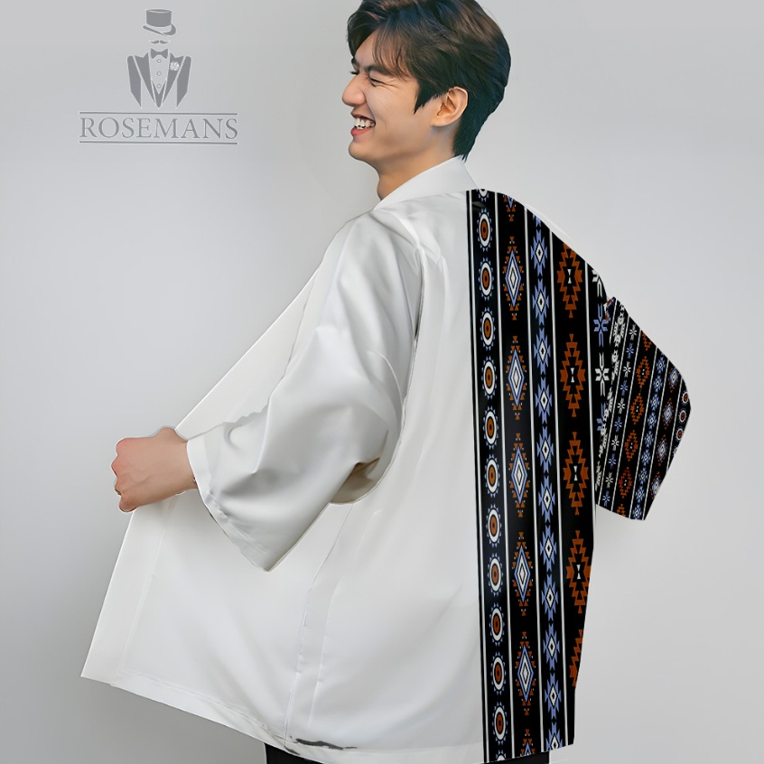 Kimono Batik Pria Modern Haori