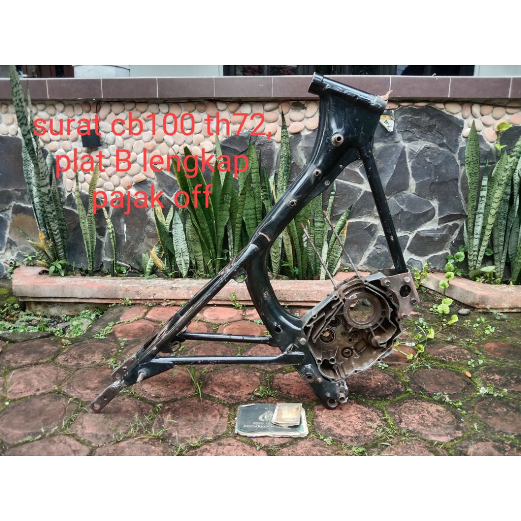 rangka cb100 k2 th 72 set akur atas bawah