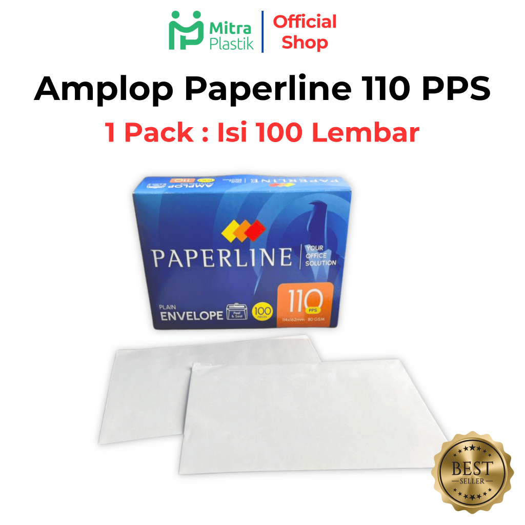 Amplop Surat Amplop Paperline Amplop 110 PPS AMplop Kecil Amplop Putih Polos Amplop Polos