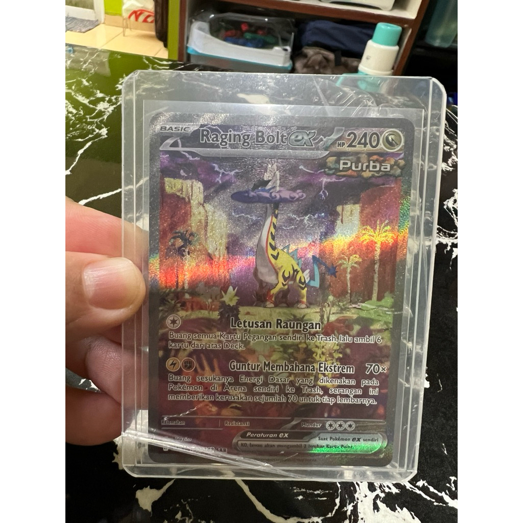 RAGING BOLT EX SAR TCG POKEMON INDO