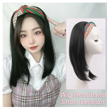 WIG BANDO PENDEK - BANDANA WIG - WIG MODEL BANDO PENDEK