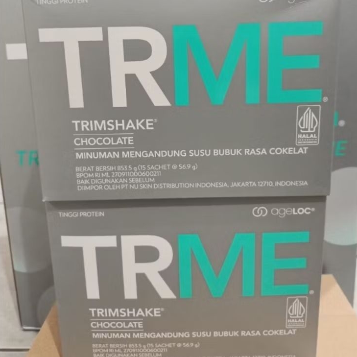 Trimshake original coklat-vanila-moka 2 box Drink protein trme program tws
