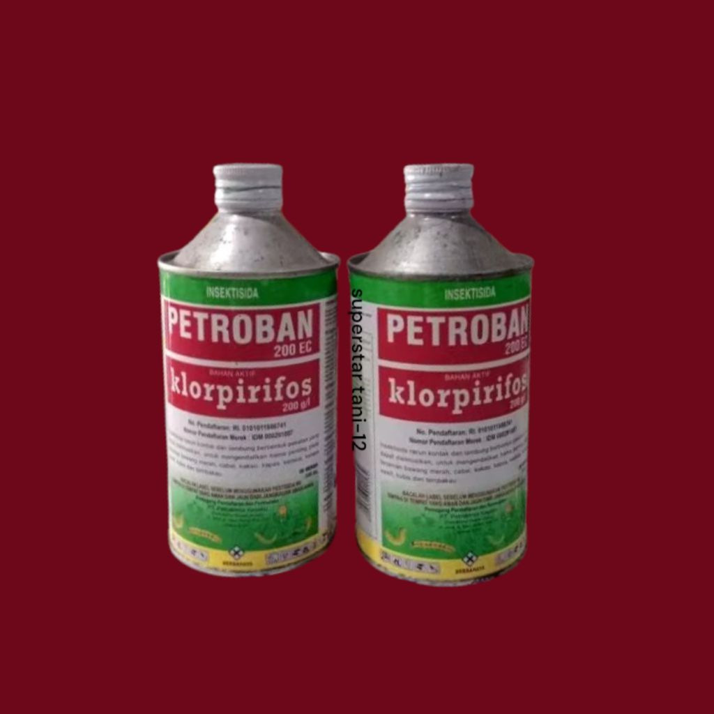 INSEKTISIDA PETROBAN 200 EC PEMBASMI HAMA 500 ml ORIGINAL KEMASAN PABRIK