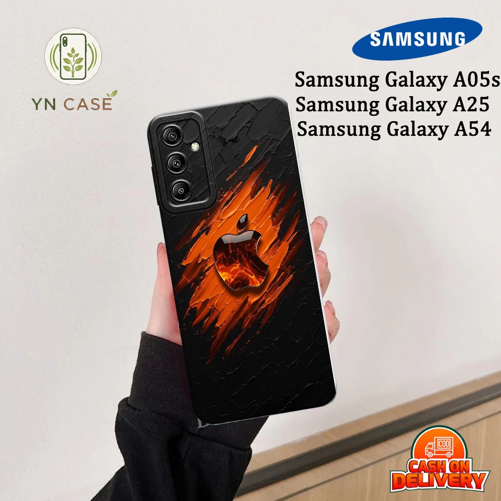 Softcase Pro camera - Casing HP Samsung Galaxy A05s / A25 / A54 terbaru - Motif Branded - Kesing Han