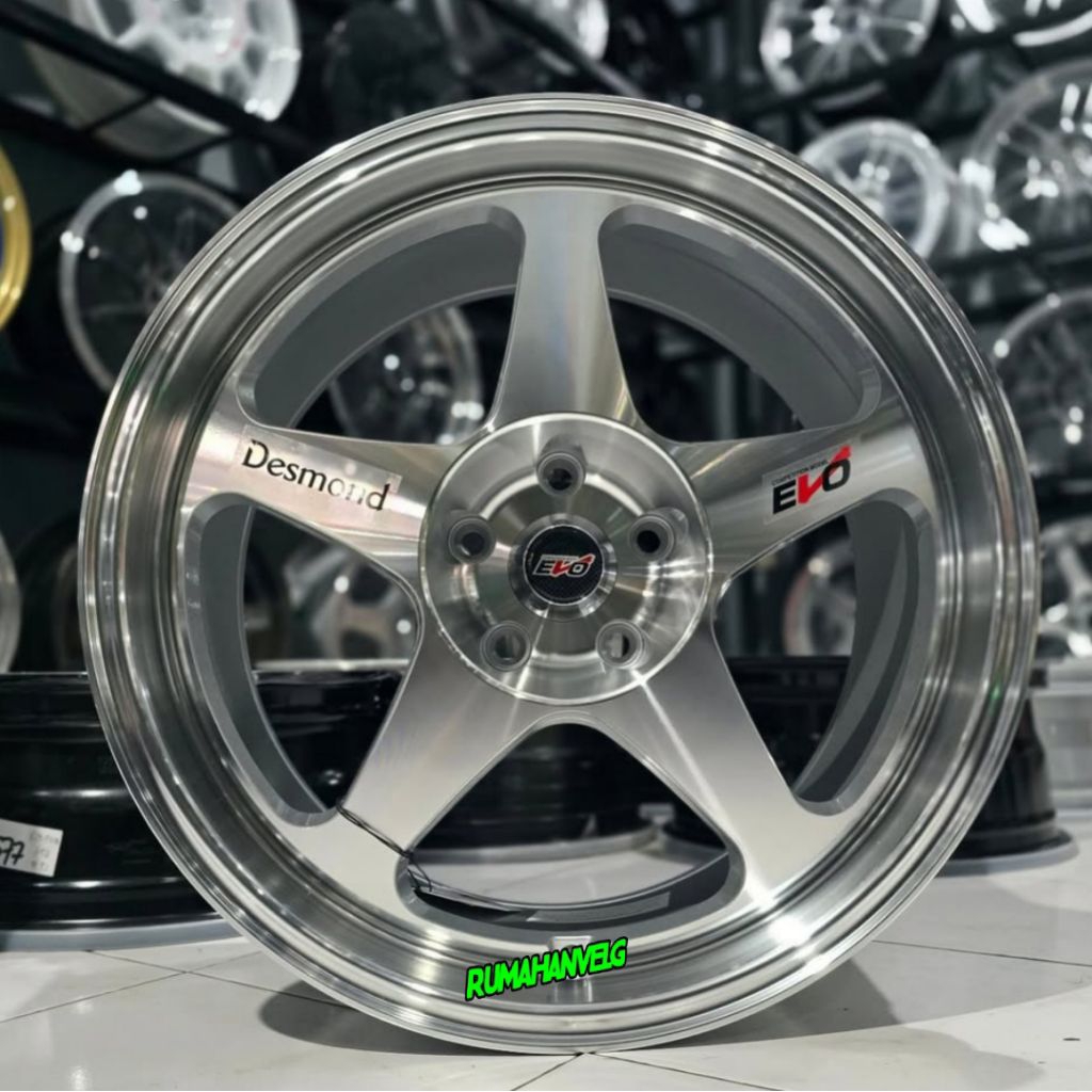 velg spoon evo r18 lebar 9,5 pcd 5x114,3 et 22 velg mobil ring 18 pnp mobil Innova reborn venturer z