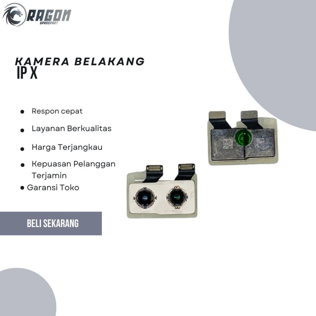 KAMERA BELAKANG IP X/XR/XS/XS MAX ORI COPOTAN