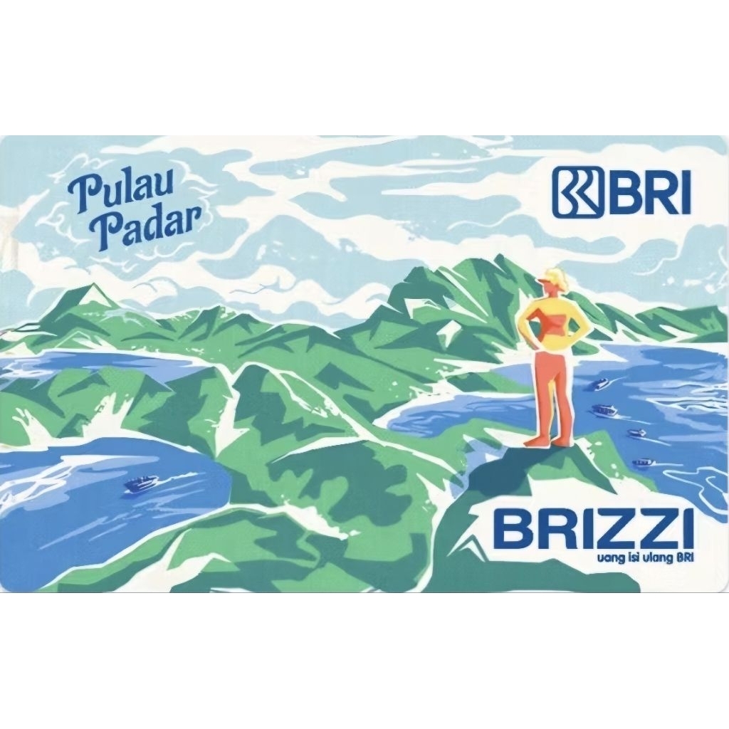 BRI Brizzi Kartu eMoney eToll eParkir Original