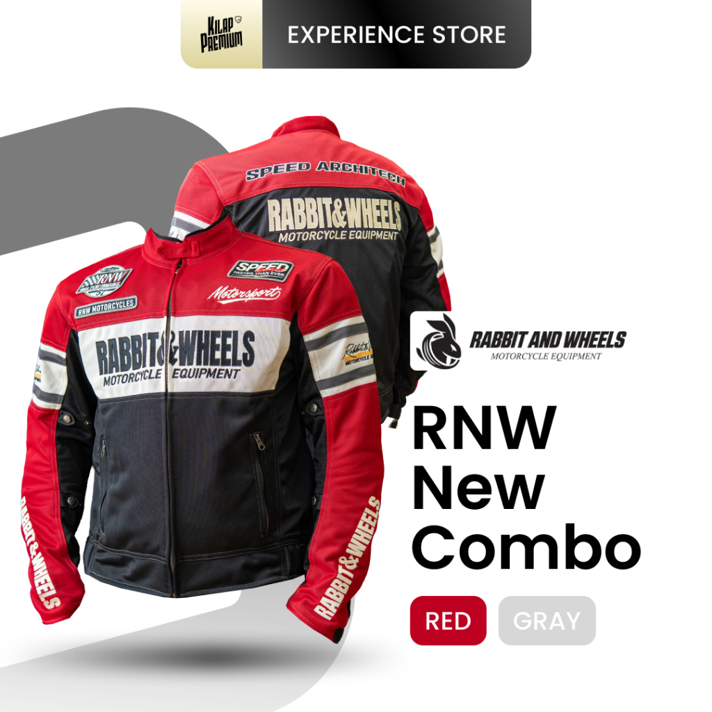 RABBIT AND WHEELS NEW COMBO JACKET RED