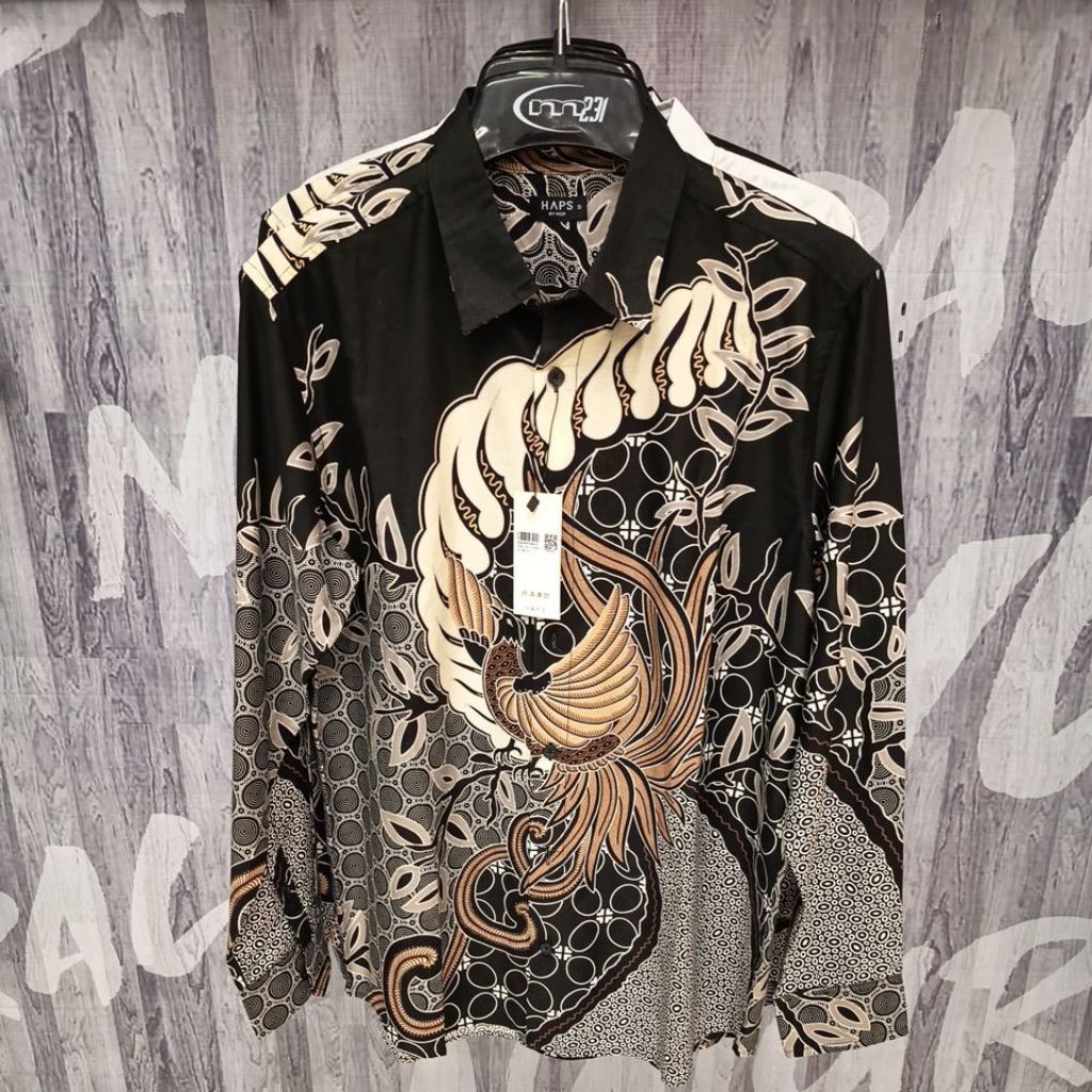 BATIK M231 KEMEJA BATIK LENGAN PANJANG ukuran M-XL