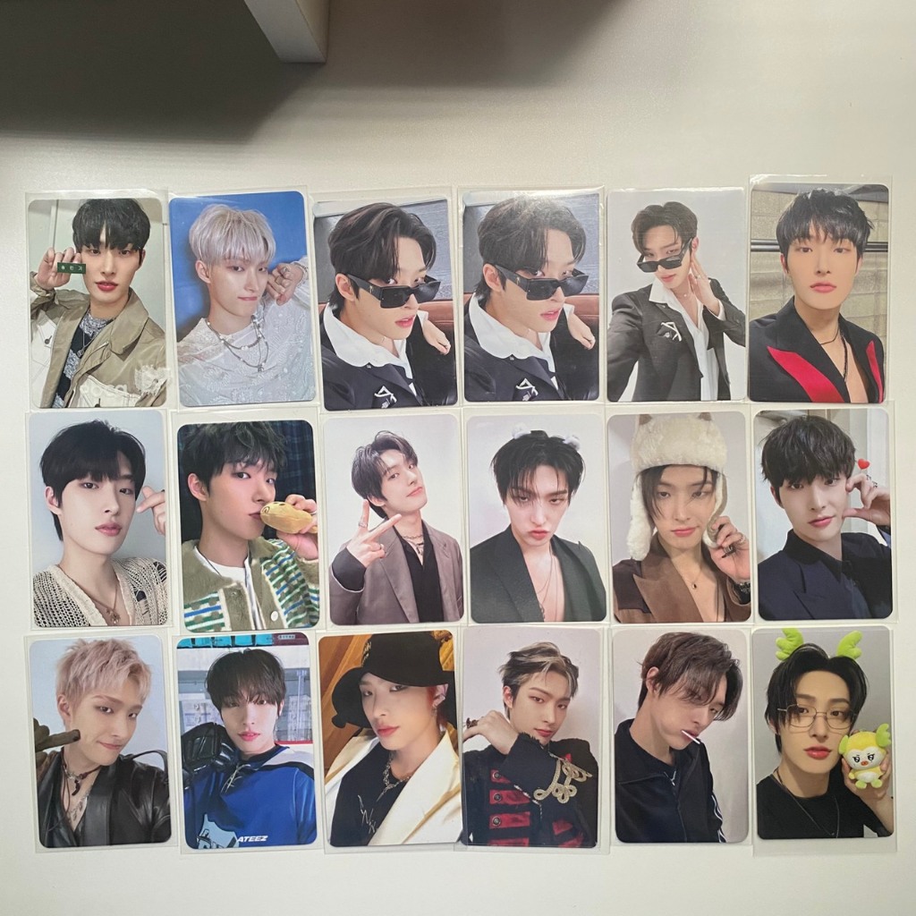 MINGI ATEEZ POB LUCKY DRAW LOLIPOP HALAZIA SPY EUROPE FEVER GOLDEN HOUR NOT OKAY