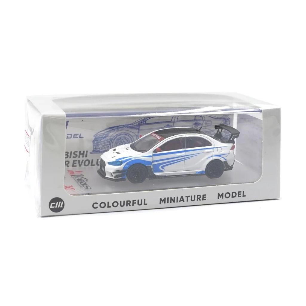 CM Model Misubishi Lancer EvoX Varis White CM64-EVOX-09