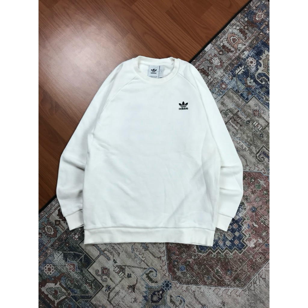 Crewneck Putih "ADIDAS" Second Original