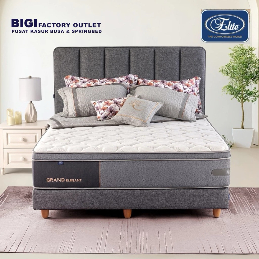 Springbed/Kasur/Matras/Ranjang/Set Springbed/Springbed modern/Springbed mewah/ Elite Grand Elegant -