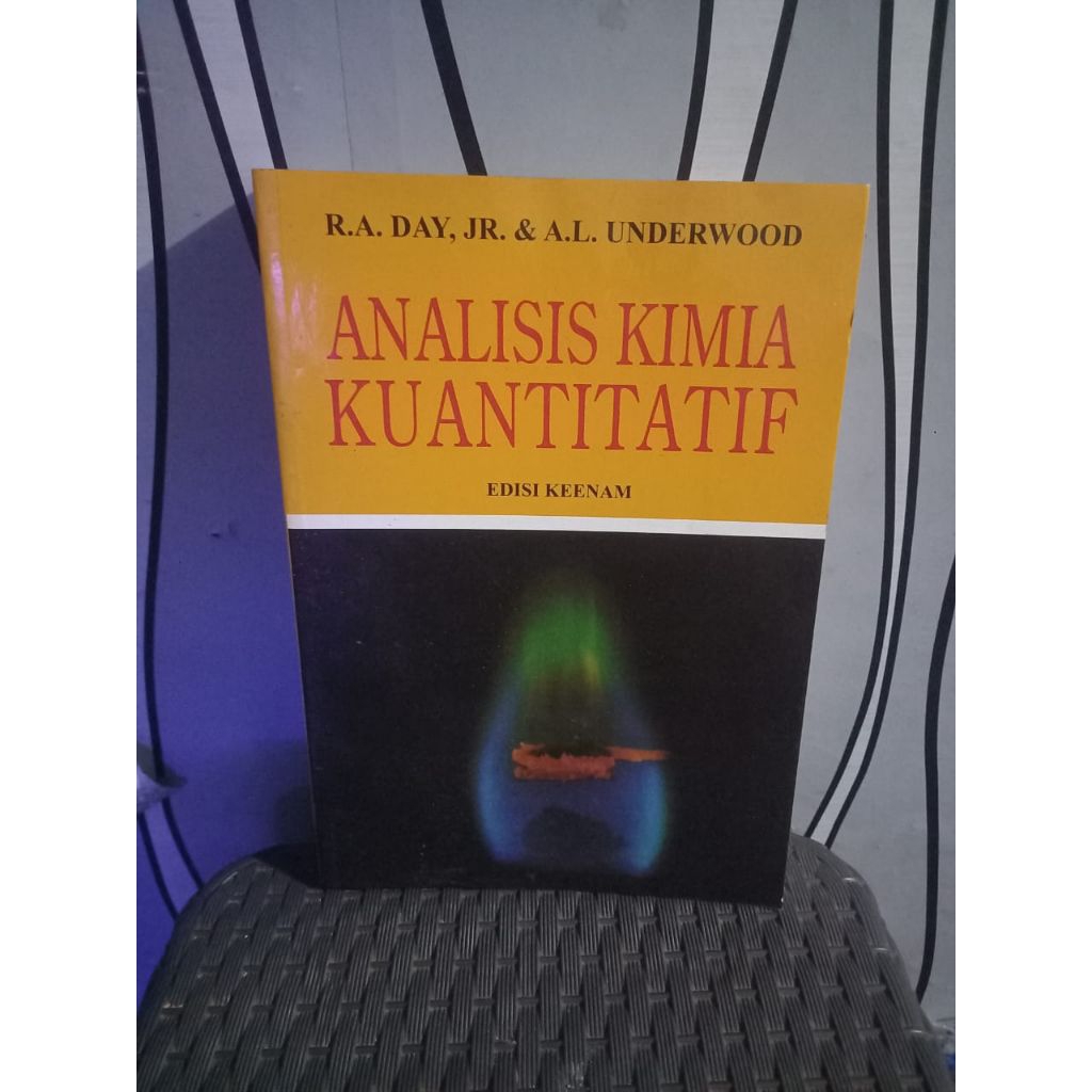 buku original analisis kimia kuantitatif edisi keenam R.A. Day, jr. & A.L. underwood