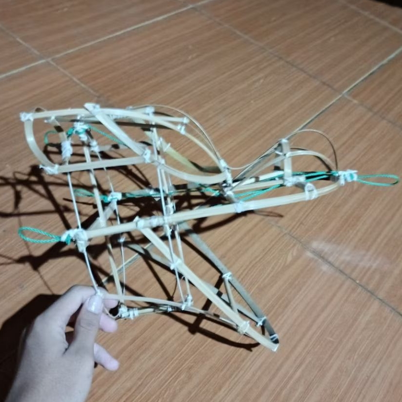 KERANGKA KEPALA LAYANGAN NAGA DIAMETER 20