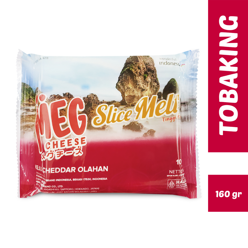 Keju Meg Slice Melt isi 10 Meg Cheddar Lembaran