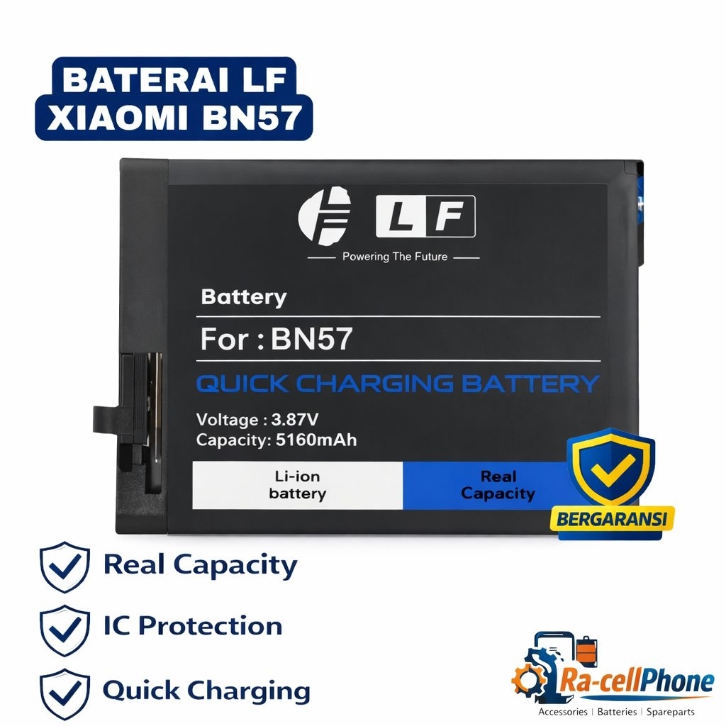 Baterai Xiaomi Pocophone  X3 NFC / X3 PRO / BN57 / 5160mAh - Real Capacity / Double IC