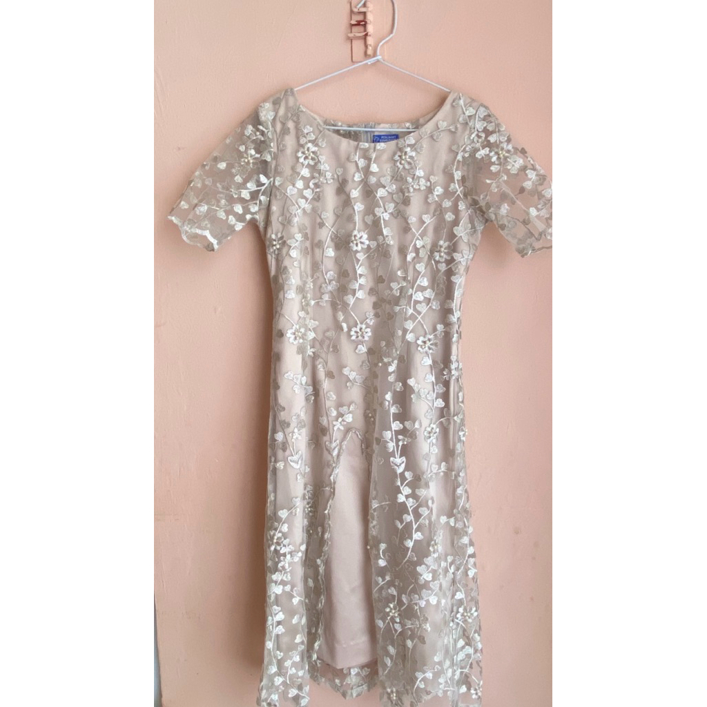 preloved dress brokat