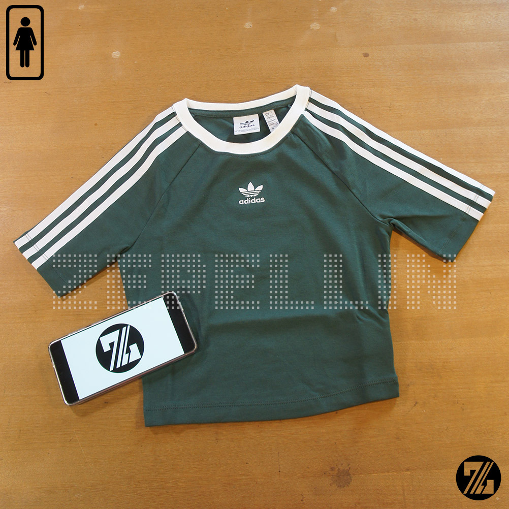 BAJU / KAOS CEWEK ADIDAS BABY 3STRIPES ( 3 STRIPES ) TEE