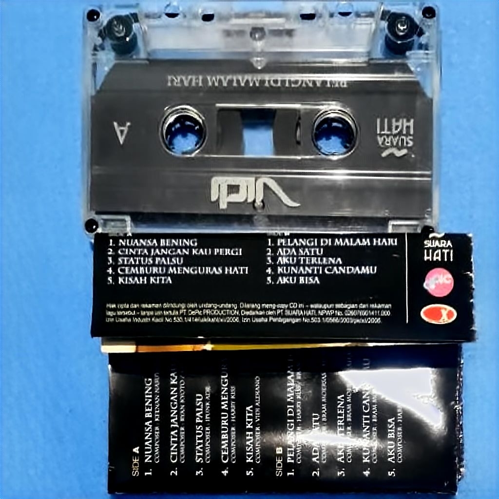 KASET PITA ALBUM VIDI ALDIANO "PELANGI DI MALAM HARI"
