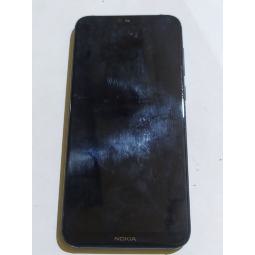 lcd + frame nokia 6.1 plus second original cabutan
